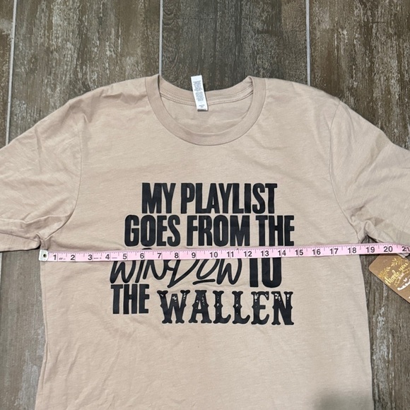 Window to the Wallen Graphic Tee with Bold Text - Picture 3 of 5